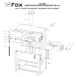 Ricambi Fox per Pialla Filo e Spessore F22-568