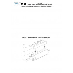 Ricambi Fox per Pialla Filo e Spessore F22-568