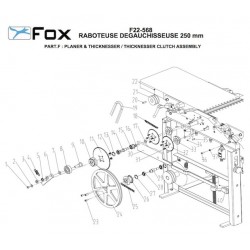 Fox Spare Parts for Planer and Thicknesser F22-568