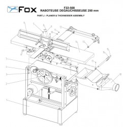Ricambi Fox per Pialla Filo e Spessore F22-568