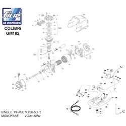 FIAC Spare Parts for Piston Air Compressor Colibri' GM 192