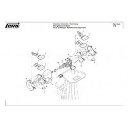 Femi Spare Parts for Double Bench Grinder 424 - 8025420