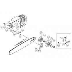 Tanaka Spare Parts for Chainsaw ECS 3300D