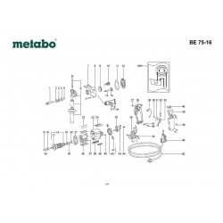 Metabo Spare Parts for Percussion Drill BE 75-16