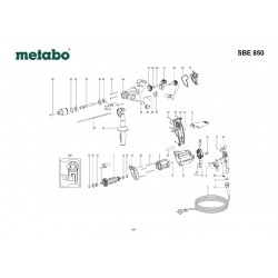 Metabo Spare Parts for Percussion Drill SBE 850