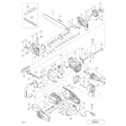 Hitachi Spare Parts for Electric Saw CS 40Y