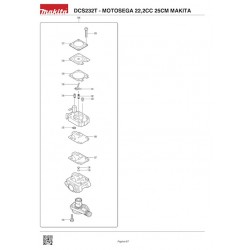 Makita Spare Parts for Chainsaw DCS232T