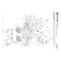 Ricambi Compa-OMS per Sega a Nastro per Legno BS1400 80/200