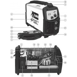 Ricambi Telwin per Saldatrice Inverter INFINITY 228 CE