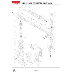 Makita Spare Parts for Stonecutter HK1810