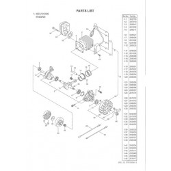 Ricambi Maruyama per Motosega MCV3100S