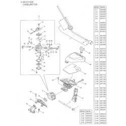 Maruyama Parts for Chainsaw MCV3100S