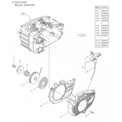 Ricambi Maruyama per Motosega MCV3100S