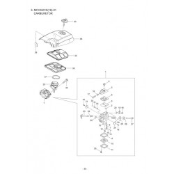 Ricambi Maruyama per Motosega MCV3501S(16)-01