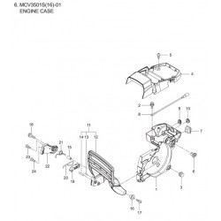 Maruyama Parts for Chainsaw MCV3501S(16)-01