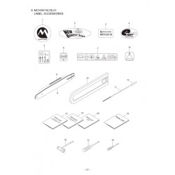Ricambi Maruyama per Motosega MCV3501S(16)-01