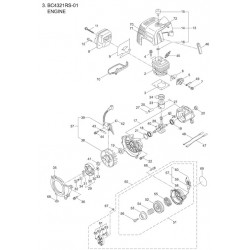 Maruyama Parts for Brushcutter BC4321RS-01