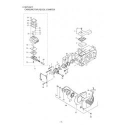 Maruyama Parts for Chainsaw MCV331T
