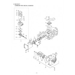 Ricambi Maruyama per Motosega MCV331T