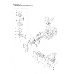 Ricambi Maruyama per Motosega MCV331(14)