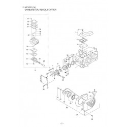 Ricambi Maruyama per Motosega MCV331(14)