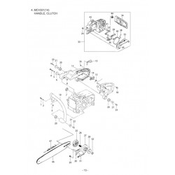 Maruyama Parts for Chainsaw MCV331(14)