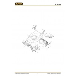 Ricambi Alpina per Rasaerba a Scoppio BL 460 SB