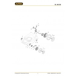Ricambi Alpina per Rasaerba a Scoppio BL 460 SB