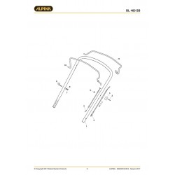 Alpina Spare Parts for Lawn Mower BL 460 SB