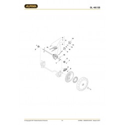 Alpina Spare Parts for Lawn Mower BL 460 SB