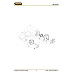 Alpina Spare Parts for Lawn Mower BL 460 SB