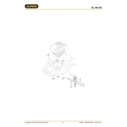 Ricambi Alpina per Rasaerba a Scoppio BL 460 SB