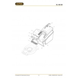 Alpina Spare Parts for Lawn Mower BL 460 SB