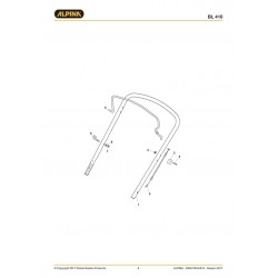 Ricambi Alpina per Rasaerba a Scoppio BL 410