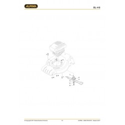 Alpina Spare Parts for Lawn Mower BL 410