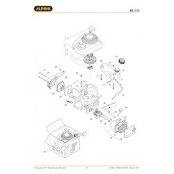 Ricambi Alpina per Rasaerba a Scoppio BL 410