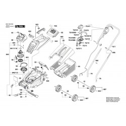 Bosch Spare Parts for Lawnmower Rotak 32