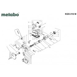 Metabo Spare Parts for Mitre Saw KGS 216 M/0102160400 10