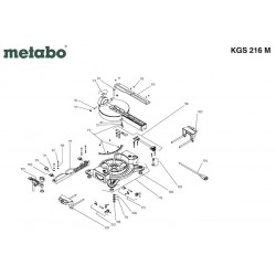 Ricambi Metabo per Troncatrice KGS 216 M/0102160400 10