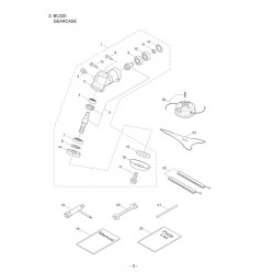 Maruyama Parts for Brushcutter BC320