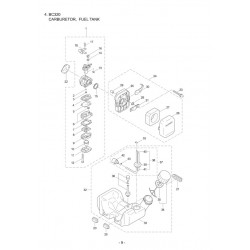 Maruyama Parts for Brushcutter BC320