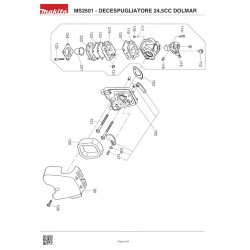 Dolmar Spare Parts for Brushcutter MS2501