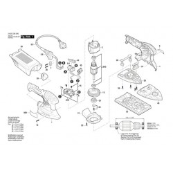 Bosch Spare Parts for Orbital Sander PSM 200 AES