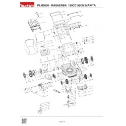 Ricambi Makita per Rasaerba PLM5600