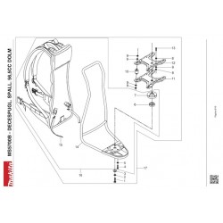 Makita Spare Parts for Brusch Cutter MS5700B