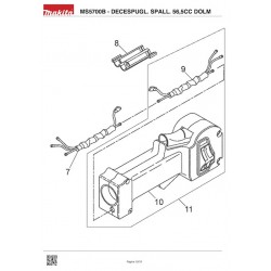 Makita Spare Parts for Brusch Cutter MS5700B