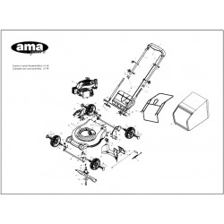 Ama Spare Parts for Lawnmower Playcut LS 46