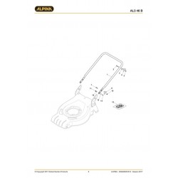 Alpina Spare Parts for Lawn Mower AL3 46 B