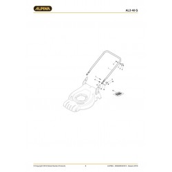 Alpina Spare Parts for Lawn Mower AL3 46 G