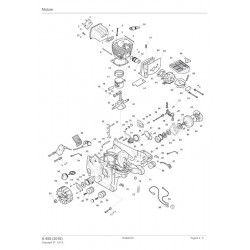 Alpina Spare Parts for Chain Saw A 455